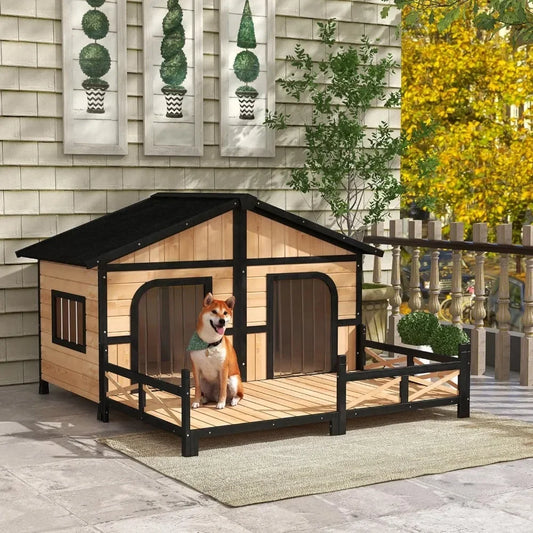 Large Woodend Dog Kennel